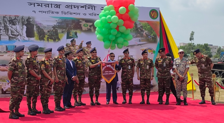 শেখ হাসিনা সেনানিবাসে সপ্তাহব্যাপী সমরাস্ত্র প্রদর্শনী শুরু